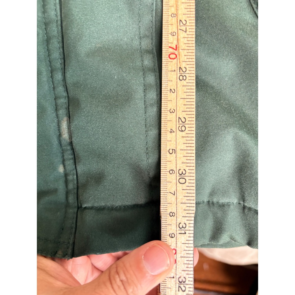 Moose Creek Mens XL Field Jacket Green Insulated Flannel Lined Hooded Parka Coat - Picture 6 of 10